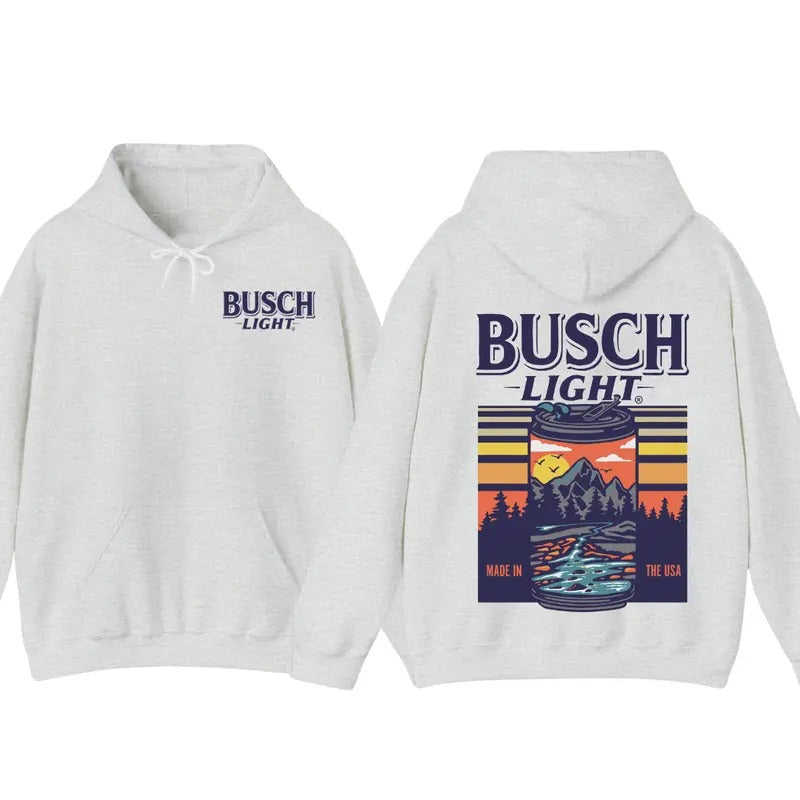 Busch Light Mans Hoodie , Sweatshirt ,T-shirt , Men & Women Shirt, Busch Light Unisex | RetroVerseTees.com