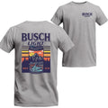 Busch Light Mans T-shirt, Busch Light Can Scenic Short Sleeve Tee, Unisex Shirt Hoodie, Sweatshirt | RetroVerseTees.com