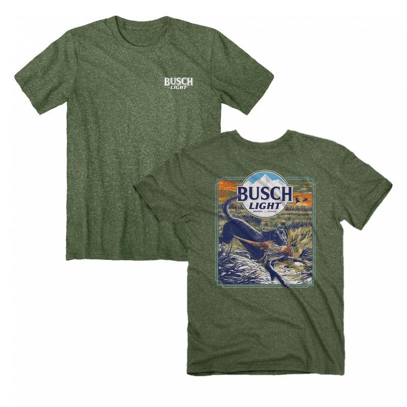 Busch Light Pheasant Hunt Front and Back T-Shirt Hoodie, Sweatshirt | RetroVerseTees.com