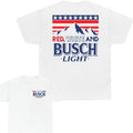 Busch Light Red ,white Flag America T-shirt Hoodie, Sweatshirt | RetroVerseTees.com