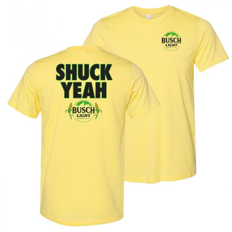 Busch Light Shuck Yeah Front And Back T-Shirt Hoodie, Sweatshirt | RetroVerseTees.com