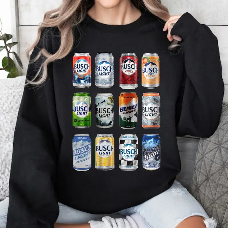 Busch Light Sweatshirt, Busch Lovers Shirt Hoodie | RetroVerseTees.com