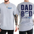 Busch Lite Dad Bod Powered By Busch Light Tshirt 2-Sided for Men, Beer Drink Shirt for Daddy, Funny Drinking Tee, Casual...