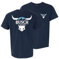 Busch Rodeo Bull Horns Navy Blue T-Shirt Hoodie, Sweatshirt | RetroVerseTees.com