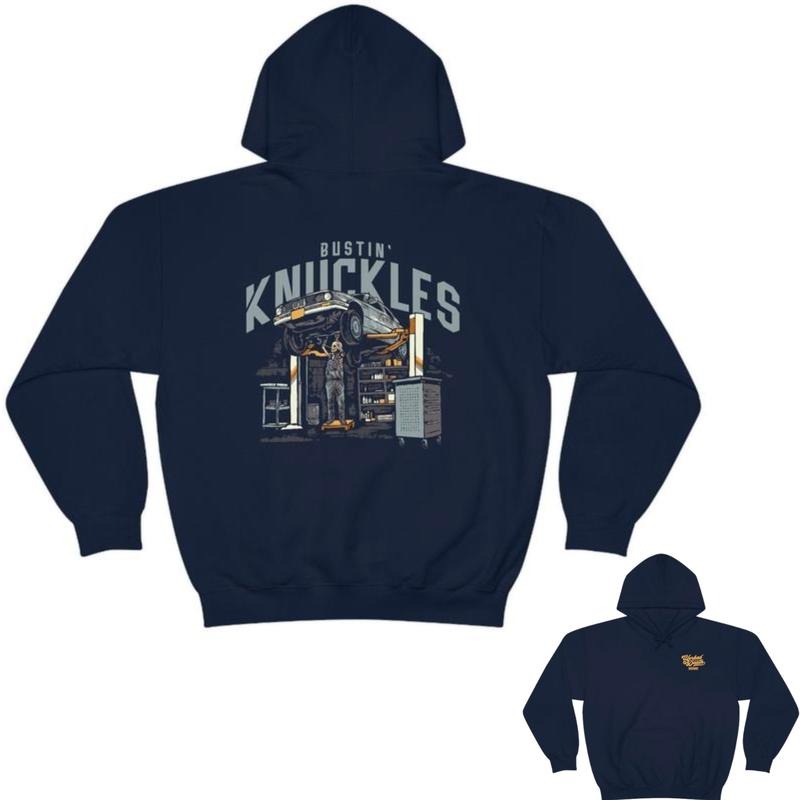 Bustin Knuckles-Hoodie T-Shirts, Sweatshirt | RetroVerseTees.com