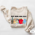 Busy Doing Mom Stuff Shirt, Funny Mom Shirt, Bluey Christmas Shirt, Mama Shirt, Funny Dog Shirt, Mom Crewneck Shirt, Gift...