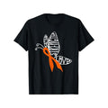 Butterfly Survivor Fighter Orange Ribbon Leukemia Cancer T-Shirt Crew Neck Summer Comfortable Casual Short Sleeve T-Shirt...