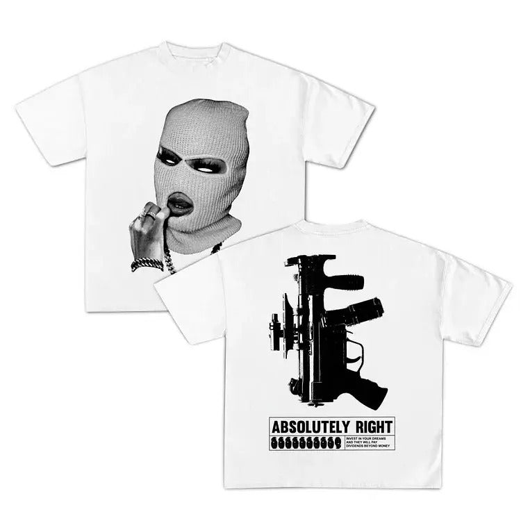 CASUAL ABSOLUTELY RIGHT GRAPHICS T-SHIRT STREETWEAR - S to 4XL Hoodie, Sweatshirt | RetroVerseTees.com