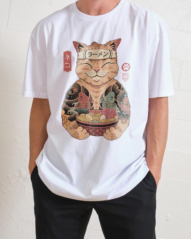 CATANA RAMEN T-SHIRT, Men Summer Fashion Cotton, Cotton Menswear, S to 3XL Soft Top Hoodie, Sweatshirt | RetroVerseTees.com