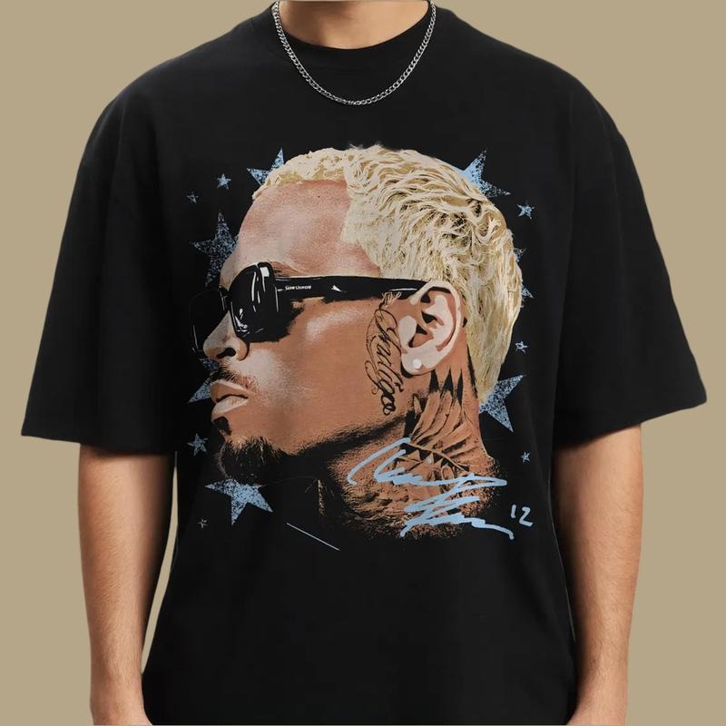 CB Breezy Bowl XX Tour Big Head Signature Tshir Graphicc Tee Top Streetwear Hoodie, Sweatshirt | RetroVerseTees.com