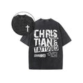 CHRISTIAN and TATTOOED Look Benath The Surface So You Can Judge Correctly 2 Sided Comfy Printed Tee Pure Cotton Fabric...