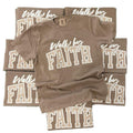 COMFORT COLORS - Walk By Faith on Espresso - Christian TShirt Hoodie, Sweatshirt | RetroVerseTees.com