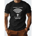 CONNECT TO GOD G500 pure cotton men's T-shirt with comfort fit Made in USA Hoodie, Sweatshirt | RetroVerseTees.com