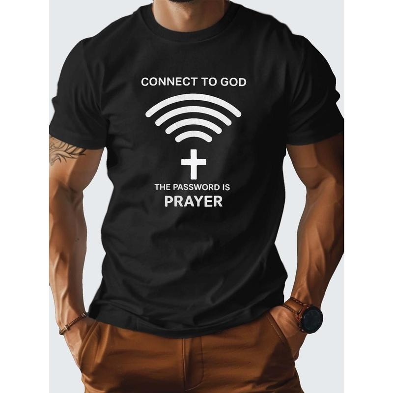 CONNECT TO GOD G500 pure cotton men's T-shirt with comfort fit Made in USA Hoodie, Sweatshirt | RetroVerseTees.com