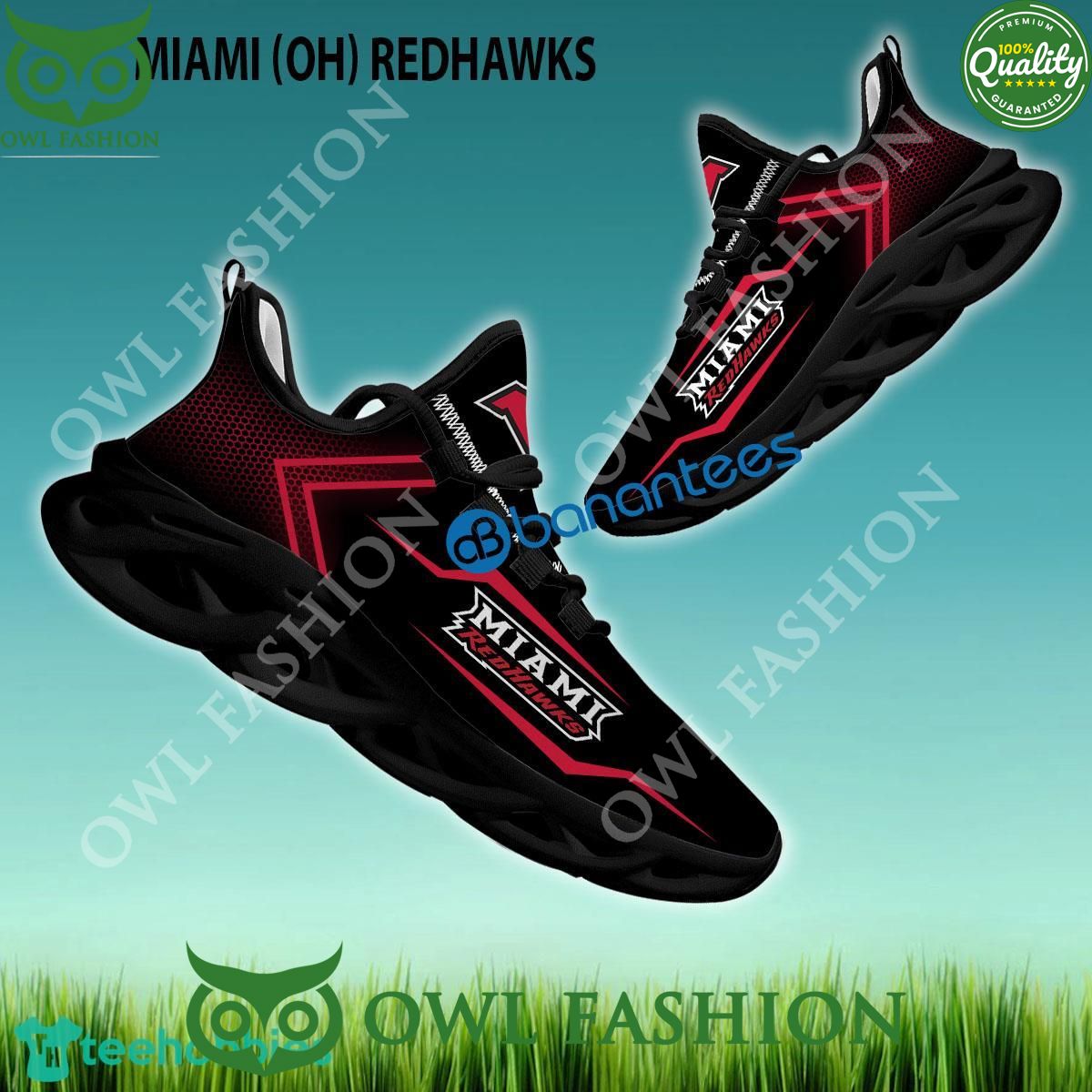 Miami RedHawks OH NCAA Chunky Sneaker Urban Max Soul Shoes