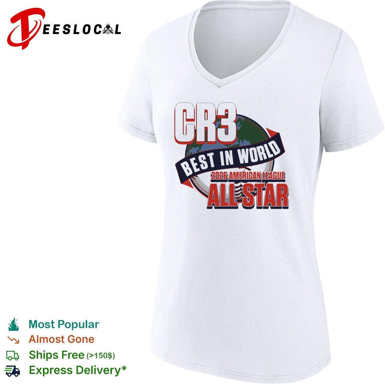 CR3 Best in World 2026 American League All Star shirt