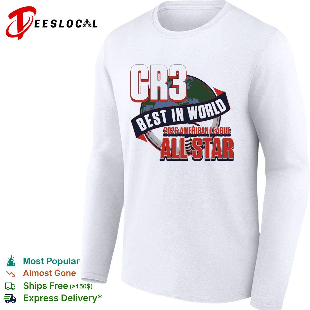 CR3 Best in World 2026 American League All Star shirt
