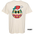 CRAZY Christmas Happy Face Comfort Colors T-Shirt 'NLB' Hoodie, Sweatshirt | RetroVerseTees.com