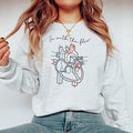 CVICU Cardiac Nurse Heart Flow Anatomy Sweatshirt, Cath Lab RN Crewneck, Cv Icu Cardiac Care Unit Cardiology Human Heart...