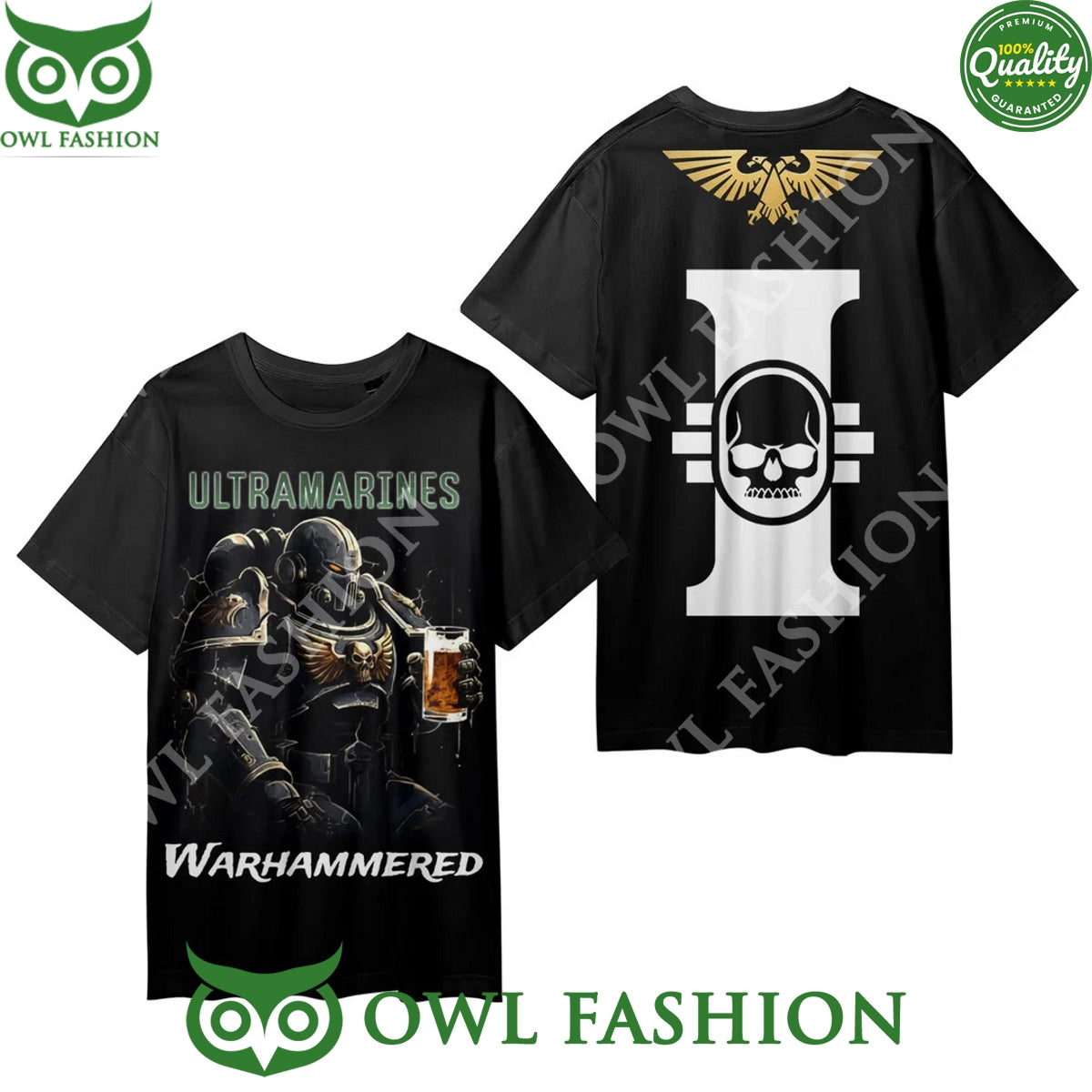 UltraMarines Warhammered Game t shirt