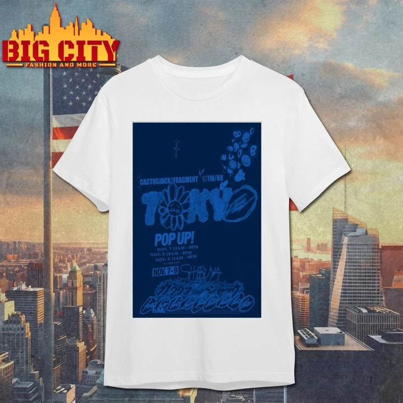 Cactus Jack Tokyo Pop Up Tour Nov 7-9 2025 Poster shirt