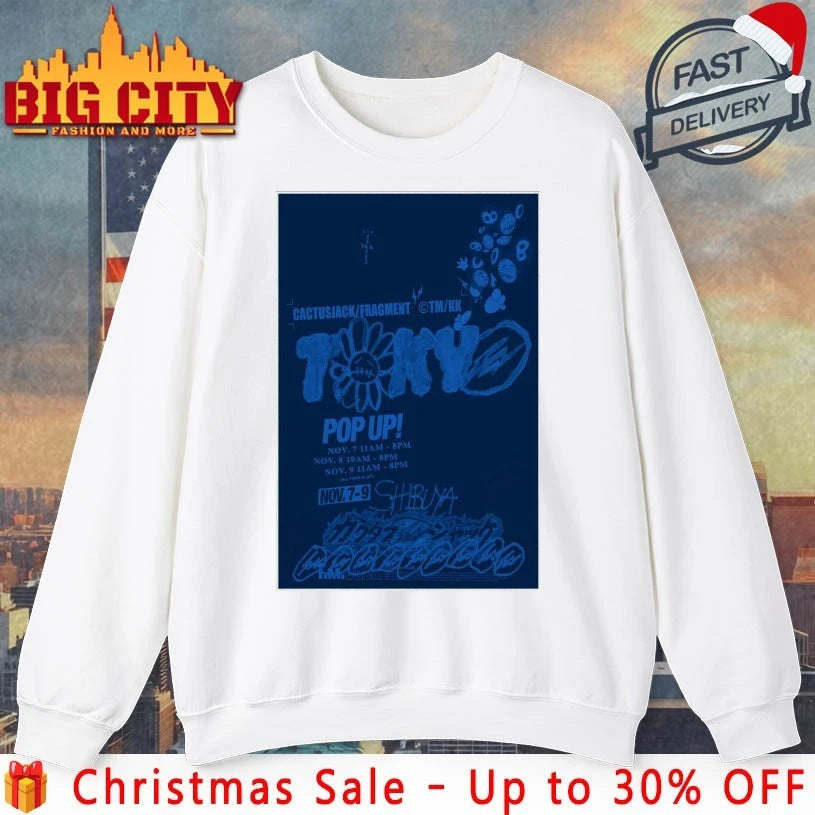 Cactus Jack Tokyo Pop Up Tour Nov 7-9 2025 Poster shirt