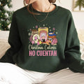 Cafe Abuelita Sweatshirt, Christmas Calories No Cuentan Hoodie, Latina, Pan Dulce Tee, Concha Knit Womenswear Cotton...