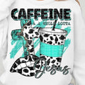 Caffeine and a whole lotta Jesus DTF Transfers - THIS IS NOT A SHIRT Hoodie, Sweatshirt | RetroVerseTees.com