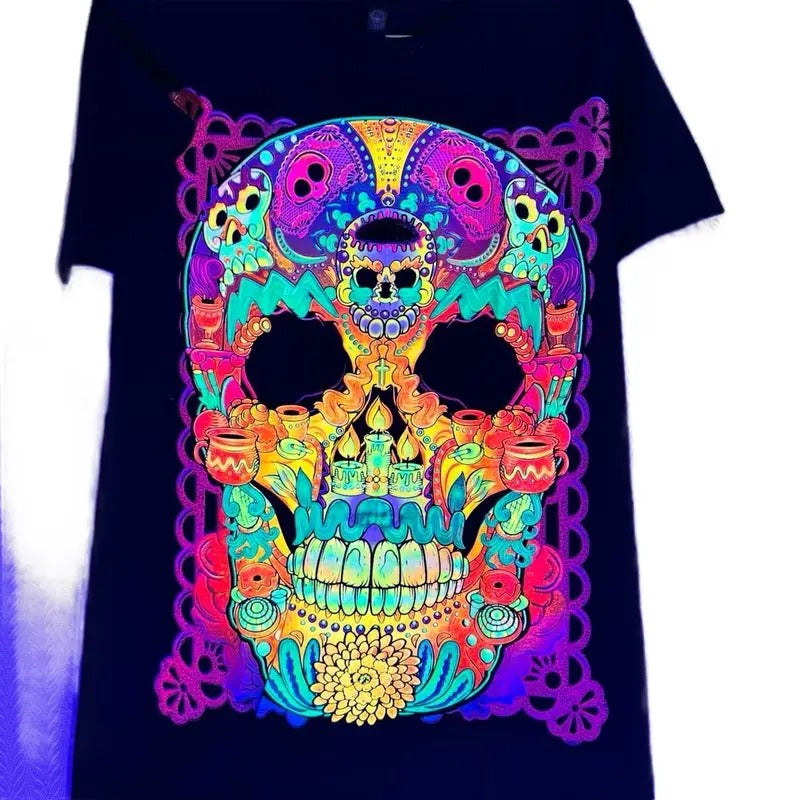 Calavera altar T-shirt Menswear Top Tshirt Hoodie, Sweatshirt | RetroVerseTees.com