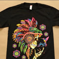 Calavera penacho T-shirts Cotton Black Hoodie, Sweatshirt | RetroVerseTees.com