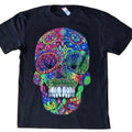 Calavera puntos design only in front of the shirt Cotton Hoodie, Sweatshirt | RetroVerseTees.com