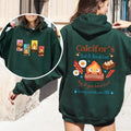 Calcifer 2 Sided Hoodie, Sweatshirt, Tshirt, Howls Moving Castle Shirt, Studio Ghibli, Anime | RetroVerseTees.com
