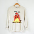 Calcifer May All Your Bacon Burn Howl's Moving Castle T-Shirt, Sweatshirt, Hoodiestyle{n002}2 Hoodie | RetroVerseTees.com