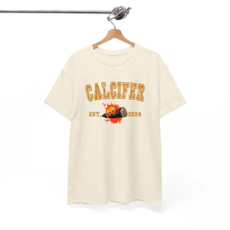 Calcifer Tshirt, Howls Moving Castle Tshirt, Howl And Sophie, Animestyle{n002}2 Hoodie, Sweatshirt | RetroVerseTees.com