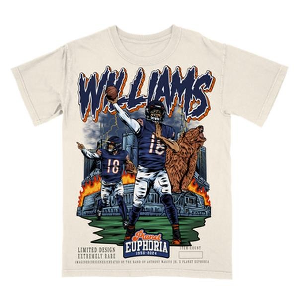 Caleb Williams Tee Hoodie, Sweatshirt | RetroVerseTees.com