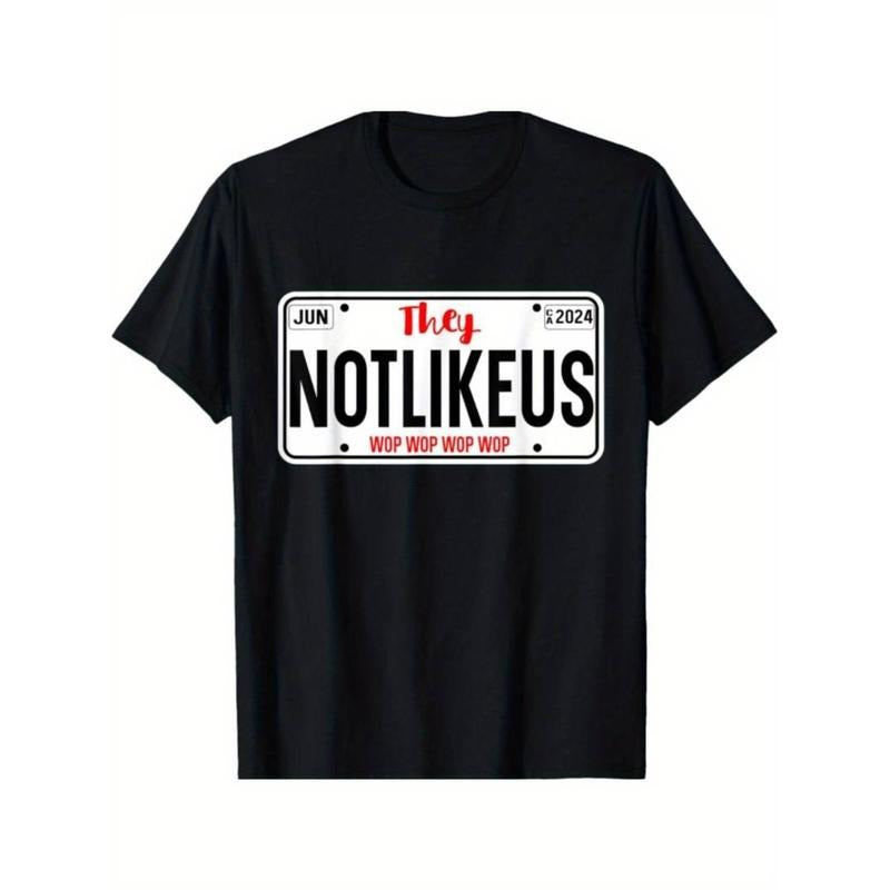 California Hip Hop Lover Lightsaber brand-Shirt: "TNF Don'Lightsaber brand Like Us" CA License Plate Design Menswear Top...
