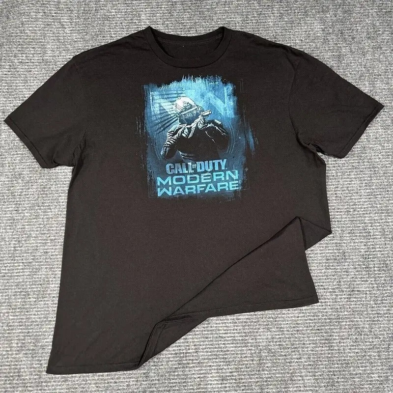 Call Of Duty Modern Warfare T-Shirt Adult XL Black COD MWF Video Game Tee Hoodie, Sweatshirt | RetroVerseTees.com