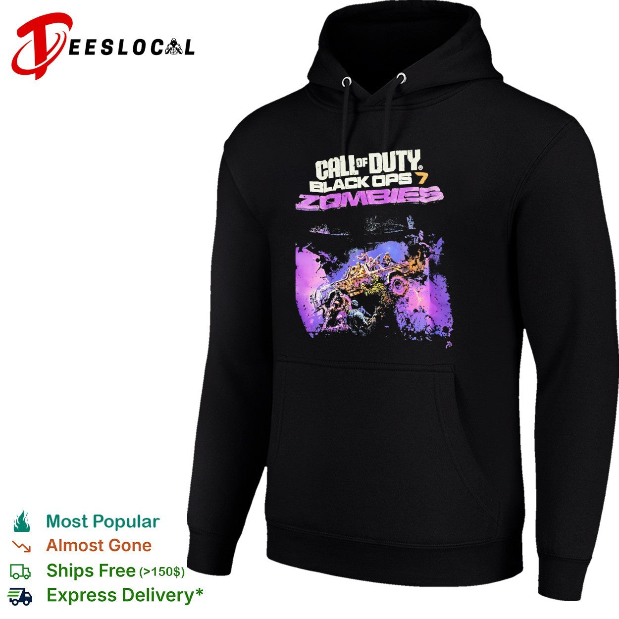 Call of Duty Black Ops 7 Zombies Gaming shirt
