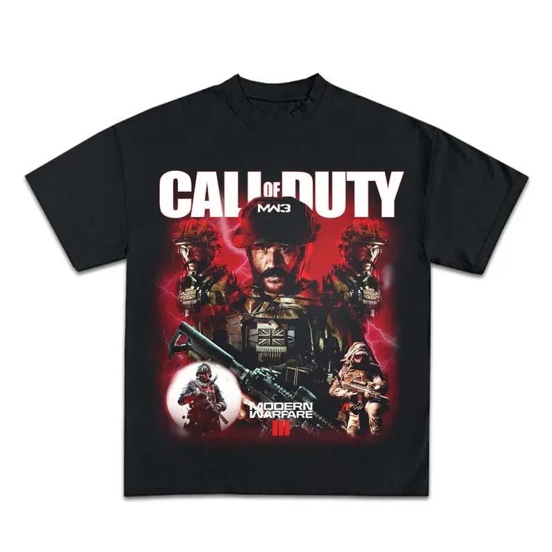 Call of Duty Graphic T-Shirt Unisex T-shirt All Color All Size Cotton Menswear Cotton Menswear Top Decoration Hoodie,...