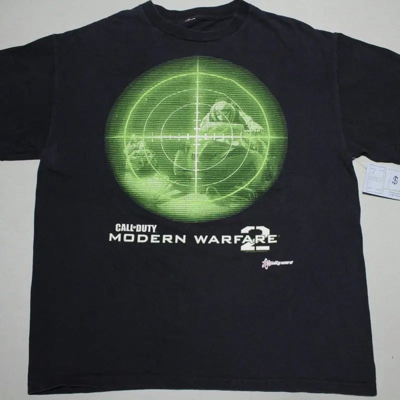 Call of Duty Modern Warfare 2 2009 Activision Video Game Promo T-Shirt Cotton Decoration Hoodie, Sweatshirt