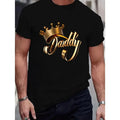 Calligraphy Crown Fitted Men's T-Shirt, Sweat-wicking and Freedom of Movement Made in USA Hoodie, Sweatshirt
