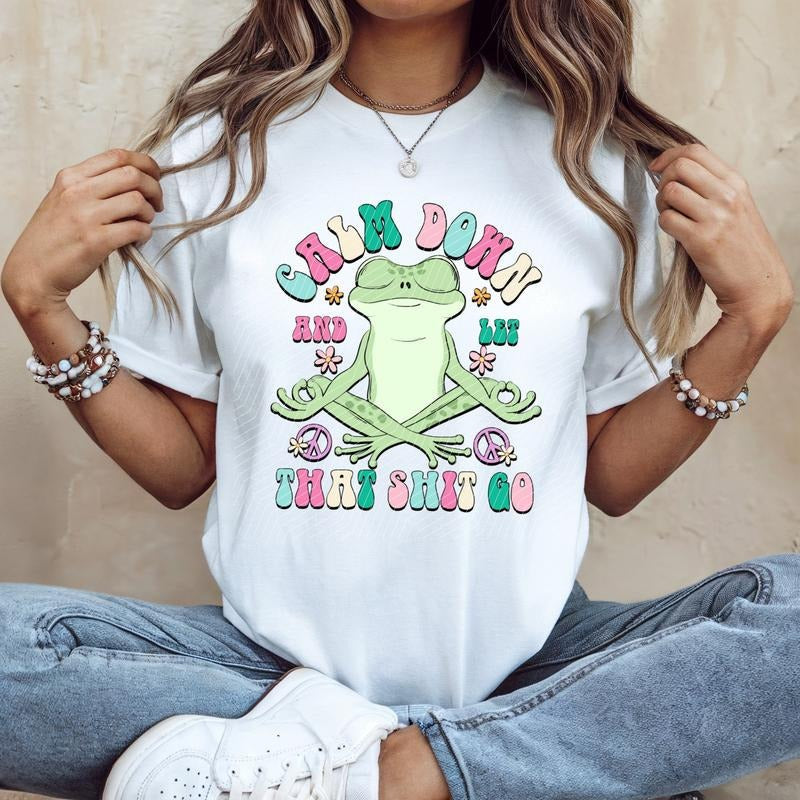 Calm Down And Let That DTF Transfers - THIS IS NOT A SHIRT Hoodie, Sweatshirt | RetroVerseTees.com