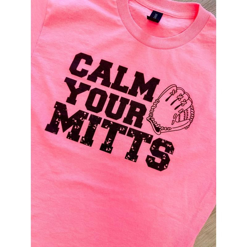 Calm Your Mitts Graphic Tee Hoodie, Sweatshirt | RetroVerseTees.com