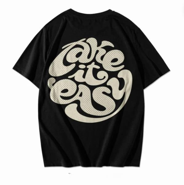 Camiseta Unisex "Take It Easy" Shirt, Graphic Tee Shirt, Unisex T-Shirt, Gift For Fan, Him, Her, Crewneck Short Sleeve...