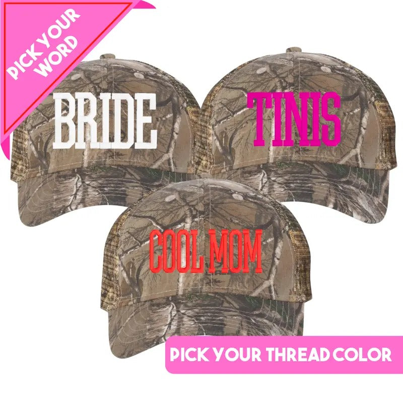 Camo 3D Embroidery Trucker Hat T-Shirts, Hoodie, Sweatshirt | RetroVerseTees.com