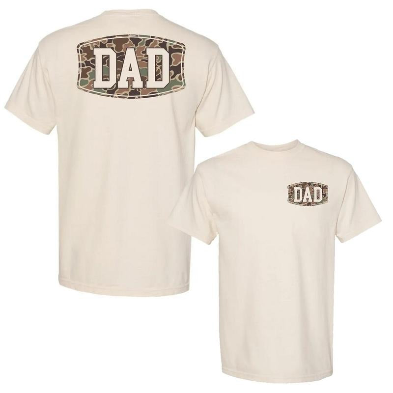Camo Dad T-Shirt, Stylish T-Shirt for Casual Wear, Thoughtful Gift for Father's Day or Birthday Hoodie, Sweatshirt