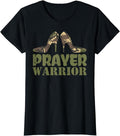 Camo Heels Women Gift T-Shirt Cotton Tee Earthy Black Women Outfits Hoodie, Sweatshirt | RetroVerseTees.com