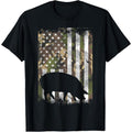Camo US Flag Pig Vintage Farm Animal Patriotic Farmer Gift T-Shirt made in usa Hoodie, Sweatshirt | RetroVerseTees.com