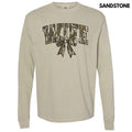 Camo Wife Coquette Long Sleeve Comfort Colors T-Shirt 'NLB' Hoodie, Sweatshirt | RetroVerseTees.com