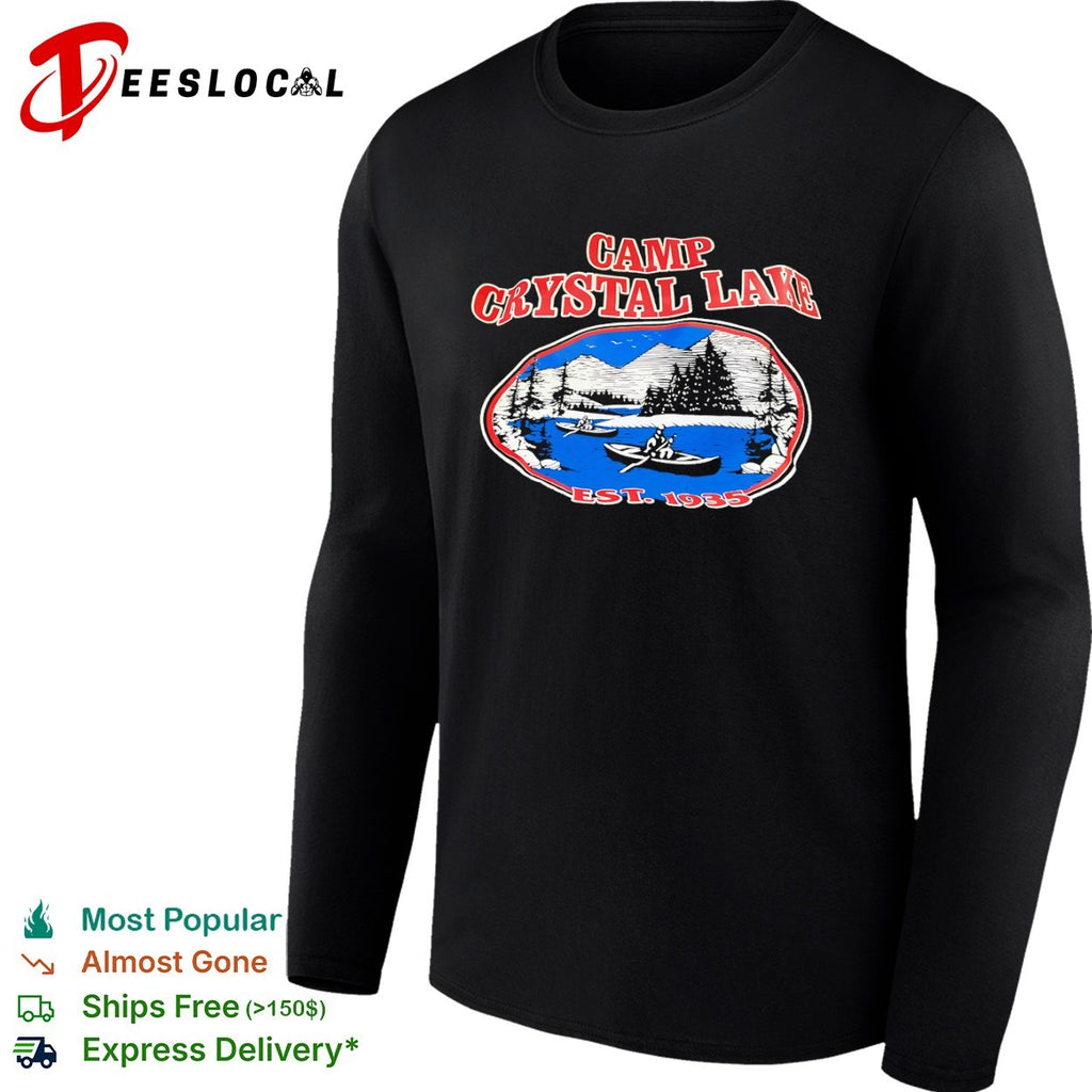Camp Crystal Lake Friday the 13th Horror Movie Est 1935 Lake Cabin Summer Camp shirt